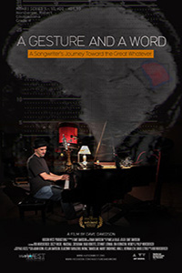 A Gesture and Word poster (Uladzimir Taukachou video operator in New York)